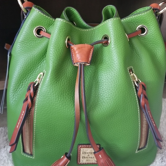 pebble grain cooper drawstring